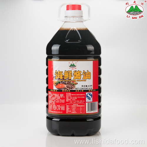 4.9L Plastic Drum Seafood Soy Sauce